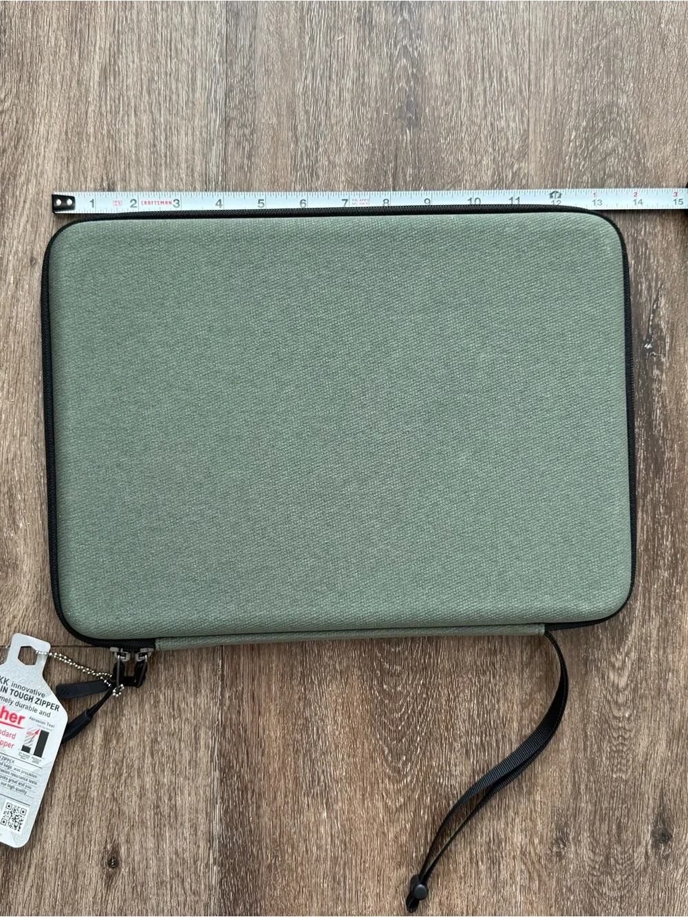 13” Protective Laptop Sleeve Case Hard Shell EVA Gray Green NEW